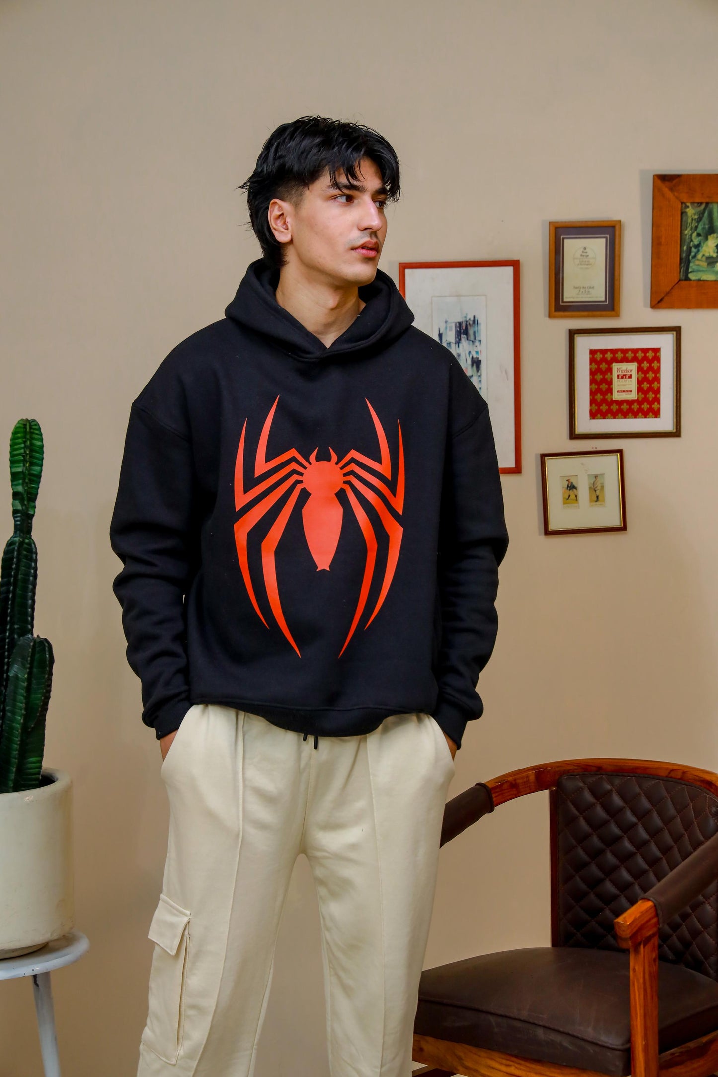 SPIDER OVERSIZED HOODIE