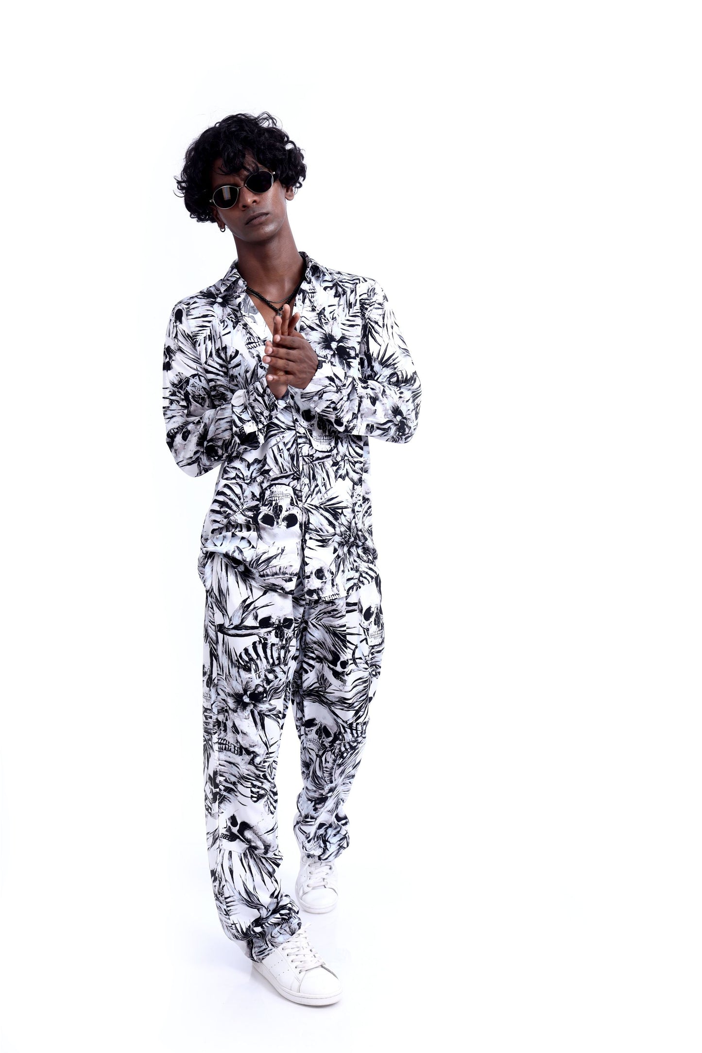 SKULL LEAVES CO-ORD SET