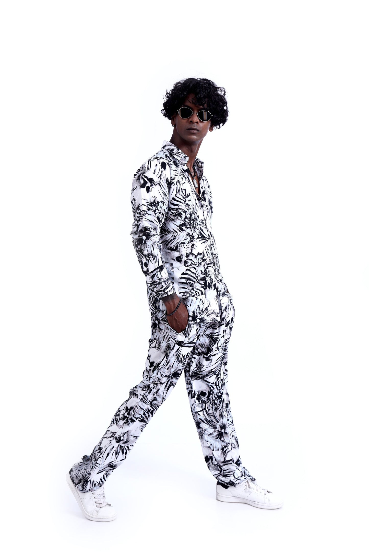 SKULL LEAVES CO-ORD SET