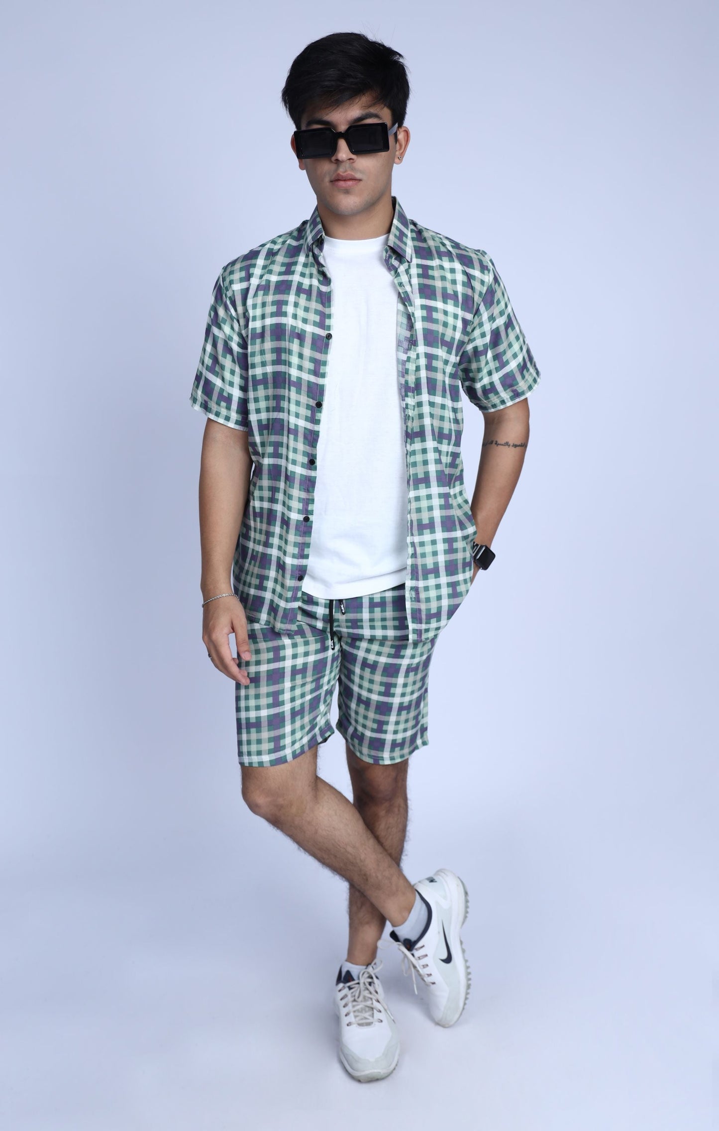 GREEN CHECK CO-ORD SET