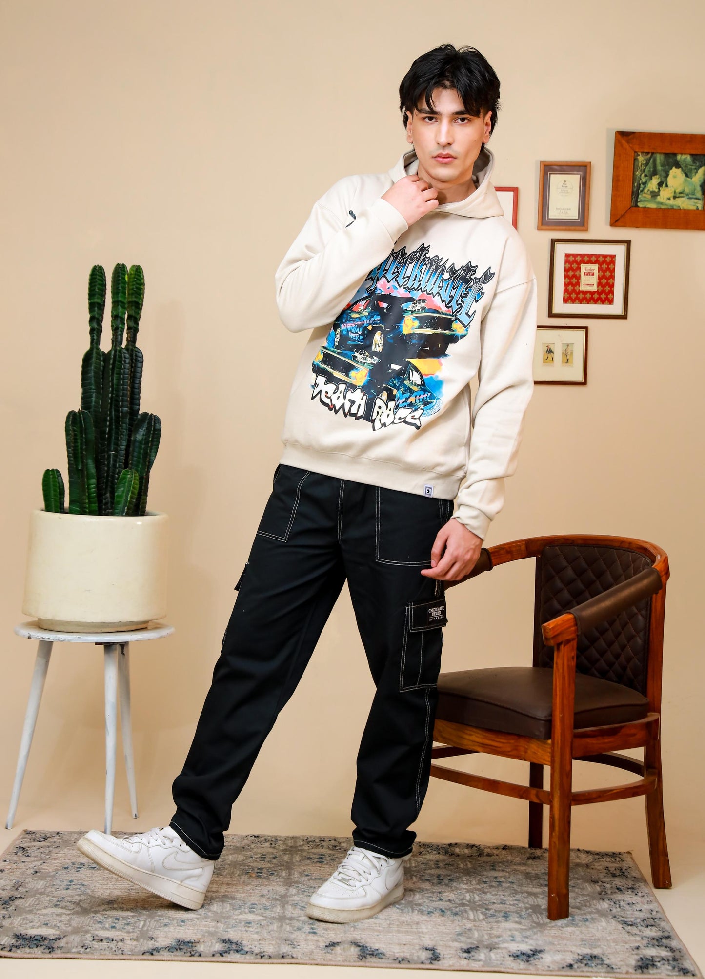 DEATH RACE OVERSIZED HOODIE