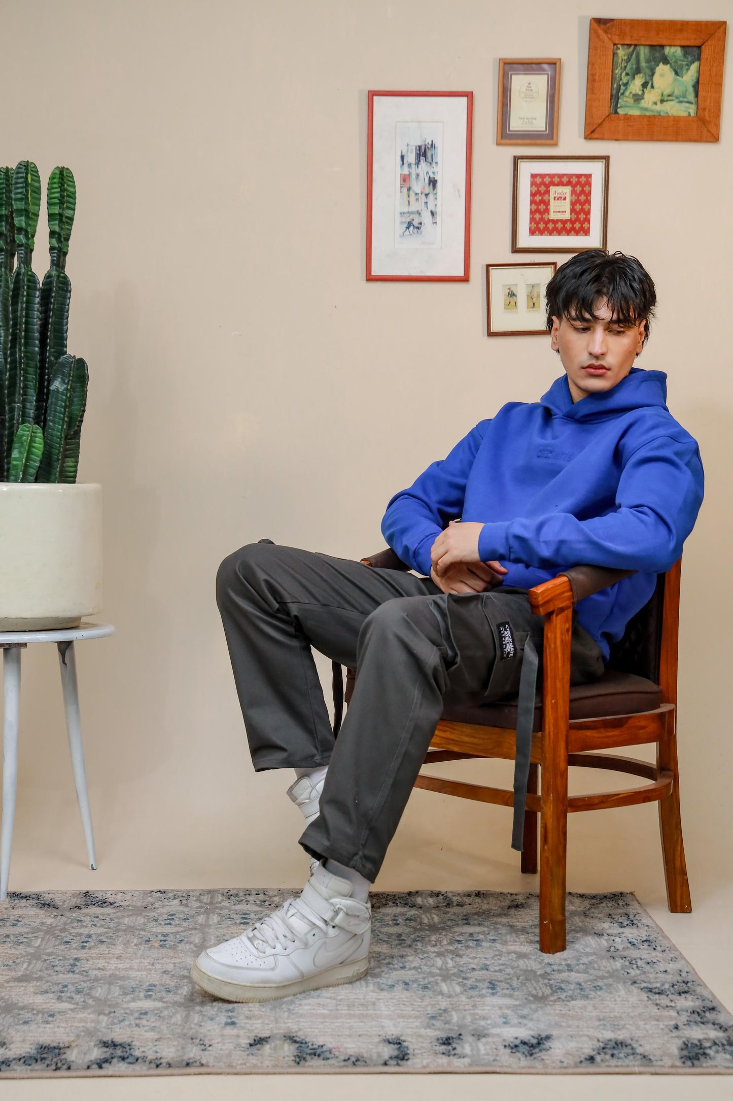 ROYAL BLUE HEAVY WEIGHT OVERSIZED HOODIE
