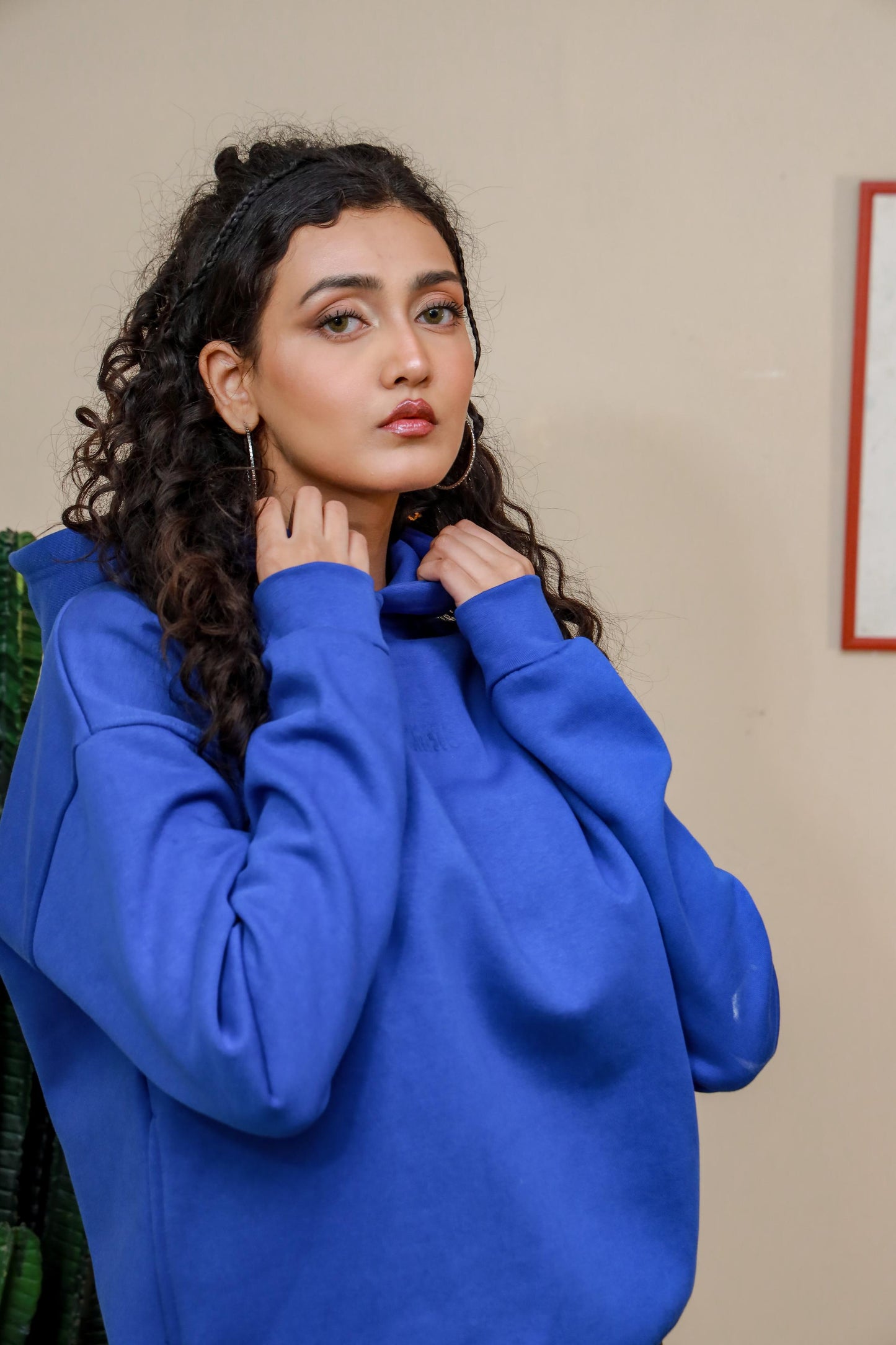 ROYAL BLUE HEAVY WEIGHT OVERSIZED HOODIE