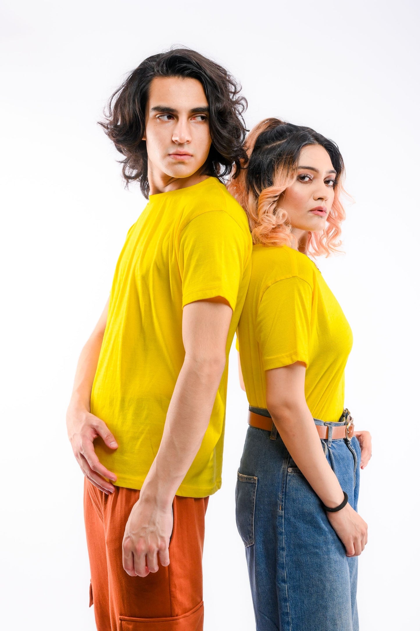Yellow Round Neck T-Shirt