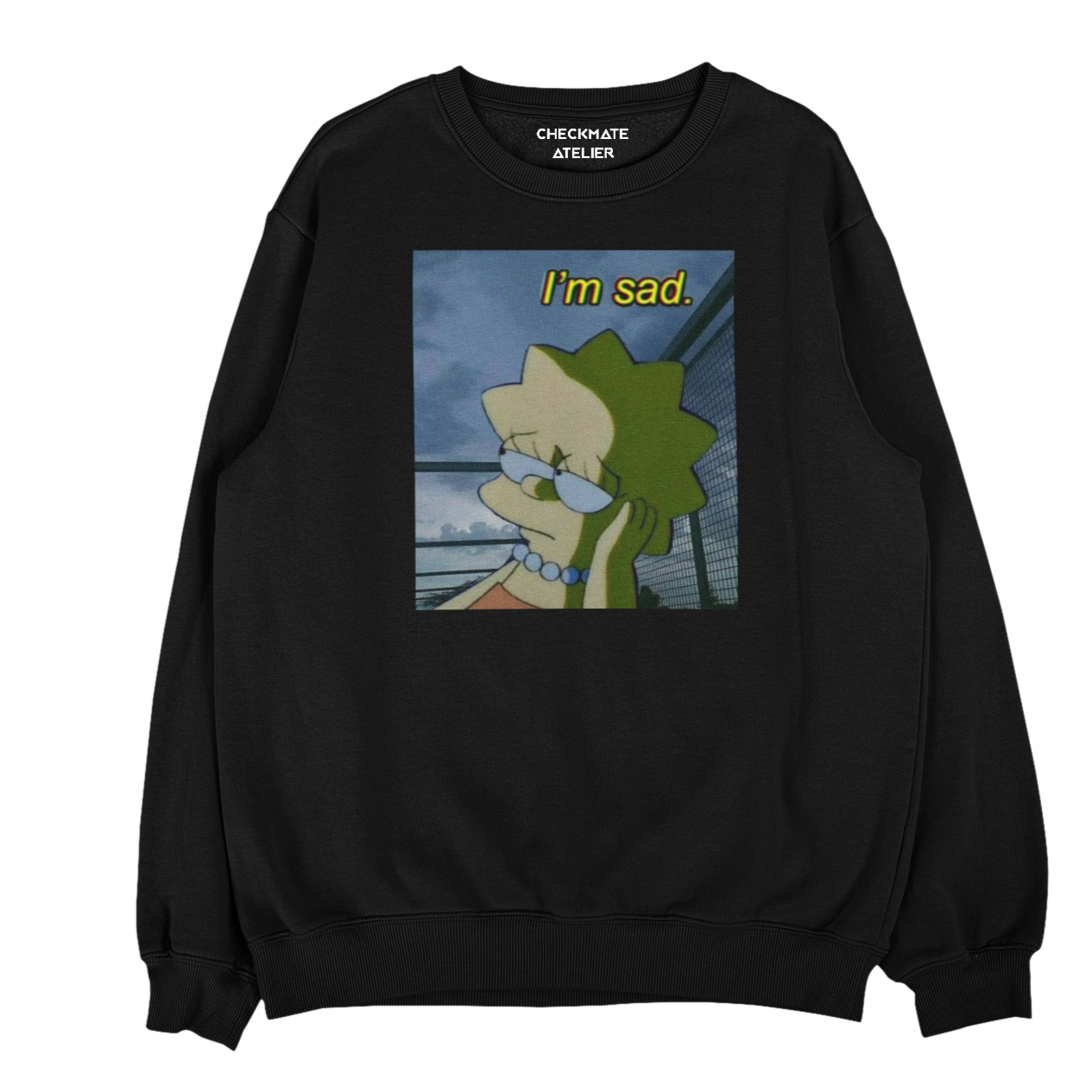 I'm Sad Pop Art Sweatshirt